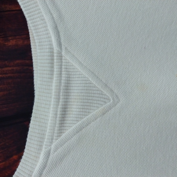 Pusser's Island Wear XL White Cotton Crewneck Sweater - Picture 5 of 8